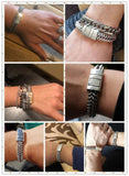 Silver Buddha Bracelet 11.5mm DIY Bangle Charms Men Women