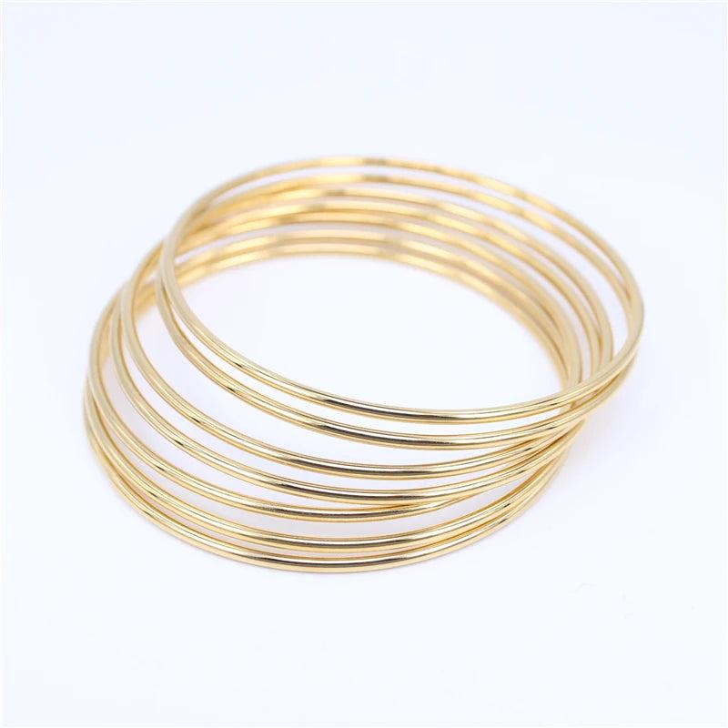 Stainless Steel Women's Fashion Jewelry Bracelet Set