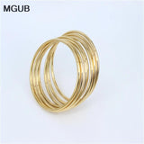 Stainless Steel Women's Fashion Jewelry Bracelet Set