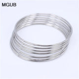 Stainless Steel Women's Fashion Jewelry Bracelet Set