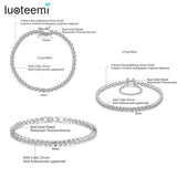 Clear CZ Beads Tennis Bracelet for Women