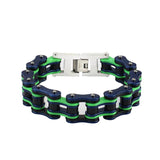 Punk Rock Hip Hop Bracelet Stainless Steel Biker Link Chain Bracelet