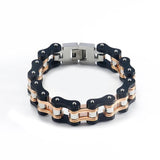 Punk Rock Hip Hop Bracelet Stainless Steel Biker Link Chain Bracelet