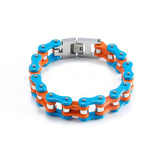 Punk Rock Hip Hop Bracelet Stainless Steel Biker Link Chain Bracelet