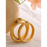 Waterproof Stainless Steel CZ Wide Bracelet Bangle 18k Plated Jewelry