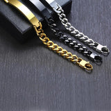 Personalized 9mm Stainless Steel ID Bracelet - Unique Gift