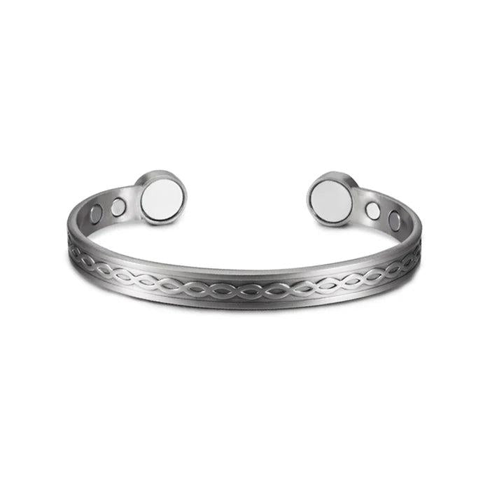 Infinit Copper Bracelet Cuff, Magnetic Health Bangle for Arthritis