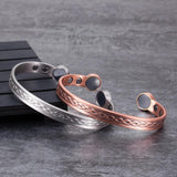 Infinit Copper Bracelet Cuff, Magnetic Health Bangle for Arthritis