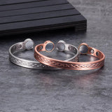 Infinit Copper Bracelet Cuff, Magnetic Health Bangle for Arthritis