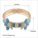 Colorful Bees Bracelet Bangle Open Bracelet for Girls