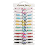Animal Charms Braided Bracelet Set for Women Child Adjustable Rope Chain Jewelry