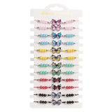 Animal Charms Braided Bracelet Set for Women Child Adjustable Rope Chain Jewelry