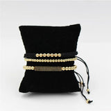 Anil Arjandas Men Bracelets Bangle Set 3Pcs/Sets Braiding Macrame Bracelet