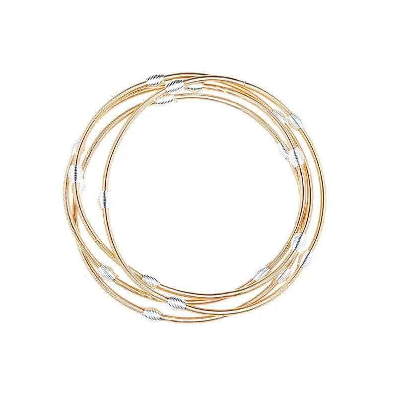 Arrival Silver Guitar String Bracelets Set Men Women Jewelry