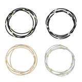 Arrival Silver Guitar String Bracelets Set Men Women Jewelry