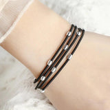 Arrival Silver Guitar String Bracelets Set Men Women Jewelry