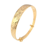 Flower Charm Bracelet Bangle Wedding Jewelry Gift