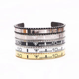 High Men Jewelry 316L Stainless Steel Speed Numerals Bracelet Bangle