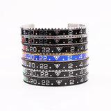 High Men Jewelry 316L Stainless Steel Speed Numerals Bracelet Bangle