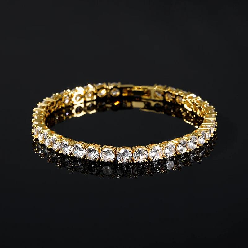 CZ Tennis Bracelet for Women Men No Fade Jewelry
