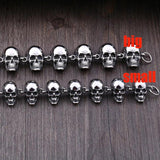 316L Stainless Steel Dragon Punk Skull Men's Bracelet LLBC8-036R