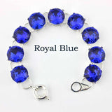 Glass Crystal Button Dot Bracelets Bangles Women's Jewelry