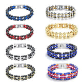Male Biker Chain Bracelet Stainless Steel Gift Jewelry