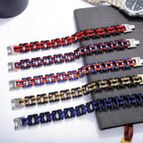 Male Biker Chain Bracelet Stainless Steel Gift Jewelry