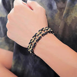 Male Biker Chain Bracelet Stainless Steel Gift Jewelry