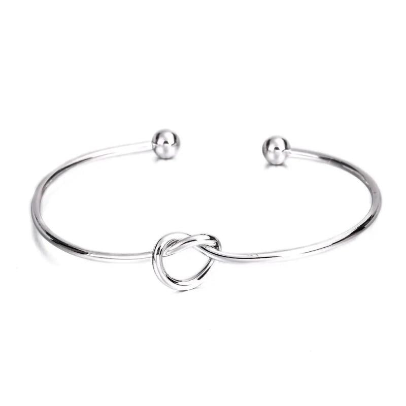 10pcs/lot Love Knot Bracelet Adjustable Cuff Bangles For Women