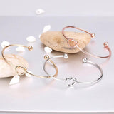 10pcs/lot Love Knot Bracelet Adjustable Cuff Bangles For Women