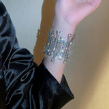 Geometric Zircon Crystal Bracelet Elasticity Bracelets Party Jewelry