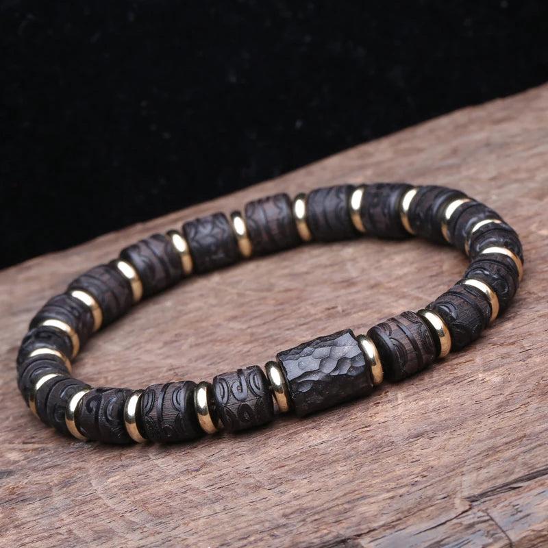 Ebony Bracelet 8mmx8mm Love Symbol Gift Couple Promise Bracelet