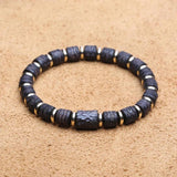 Ebony Bracelet 8mmx8mm Love Symbol Gift Couple Promise Bracelet