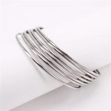 2mm Thick Bracelet Set, 7PCS Combination, Two Colors, 31g-38g