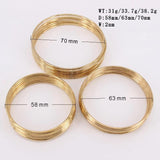 2mm Thick Bracelet Set, 7PCS Combination, Two Colors, 31g-38g