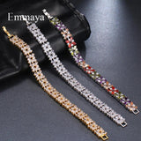 Crystal Bracelet Charm Bangles Wedding Jewelry