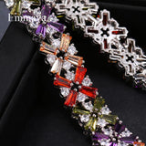 Crystal Bracelet Charm Bangles Wedding Jewelry