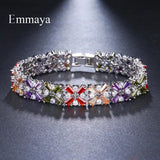 Crystal Bracelet Charm Bangles Wedding Jewelry