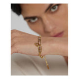 Stainless Steel Eye Pendant Bracelet