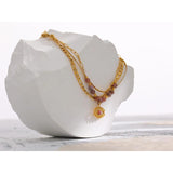 Stainless Steel Eye Pendant Bracelet