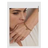 Stainless Steel Eye Pendant Bracelet