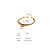Stainless Steel Eye Pendant Bracelet