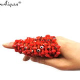 12 Pieces 6MM Glass Eye/Crystal Baby Bracelet Exorcism Protection