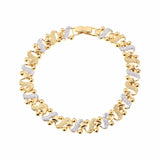 24K Vacuum Plated Heart Cuff Wide Bracelet Unisex Bangle