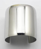 316L Stainless Steel Wide Open Cuff Bangle Bracelet