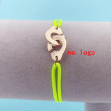 Stainless Steel Handcuff Bracelet Rope Chain Adjustable Size