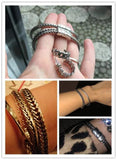 Vintage Wish Bracelet Buddha Bangle  Silver Jewelry