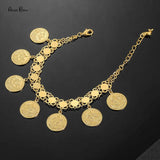Islamic Muslim Arab Coins Bracelet for Women
