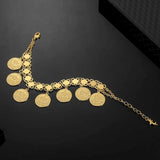 Islamic Muslim Arab Coins Bracelet for Women